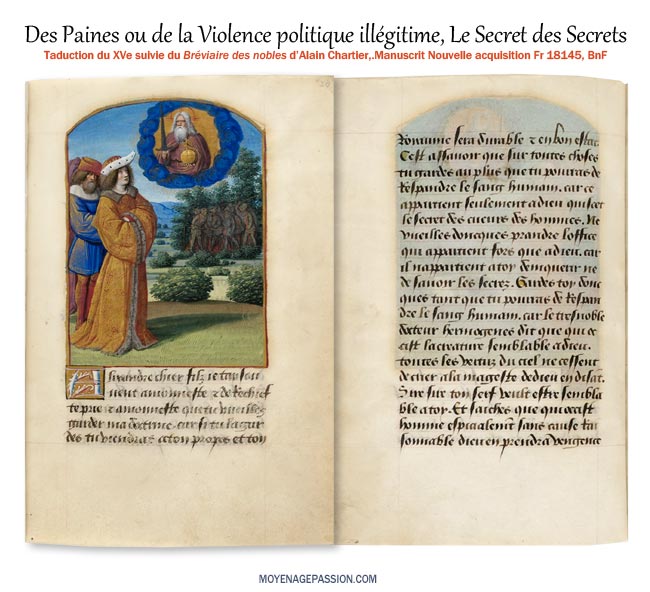 Le chapitre du secret des secrets dans le manuscrit médiéval manuscrit na fr 18145 de la Bnf 