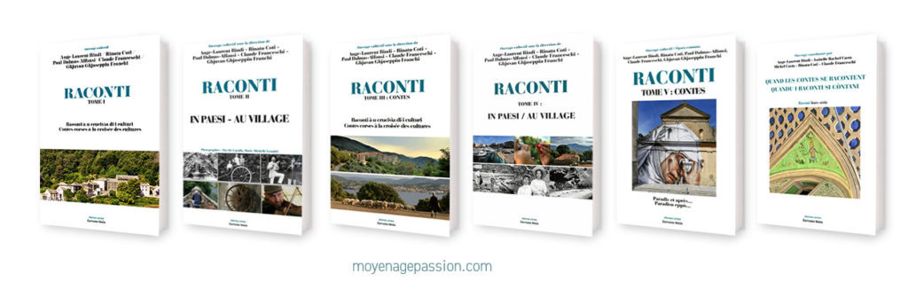 La collection Raconti, contes corses, les tomes déjà parus