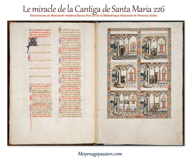 La Cantiga de Santa Maria 226 et ses enluminures dans le Manuscrit de Florence Banco Rari 20.