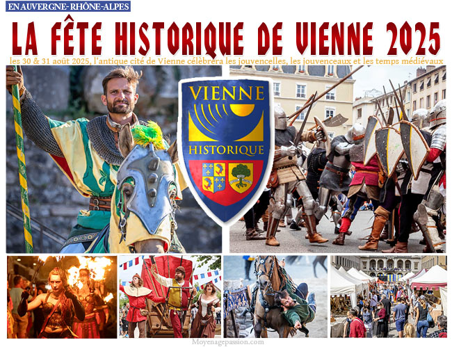 Animations médiévales et compagnies invitées à la Fête Historique de Vienne 2025