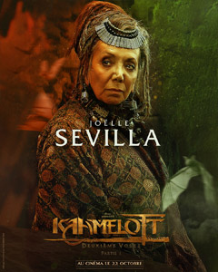 Portrait de Joelle Sevilla, alias Dame Seli dans Kaamelott volet 2