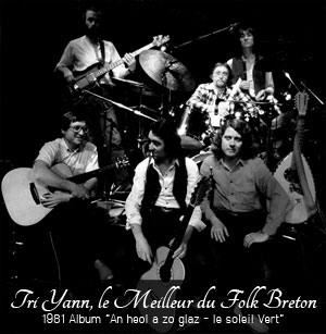 Le Groupe Tri Yann au moment de l'album le Soleil Vert (1981)