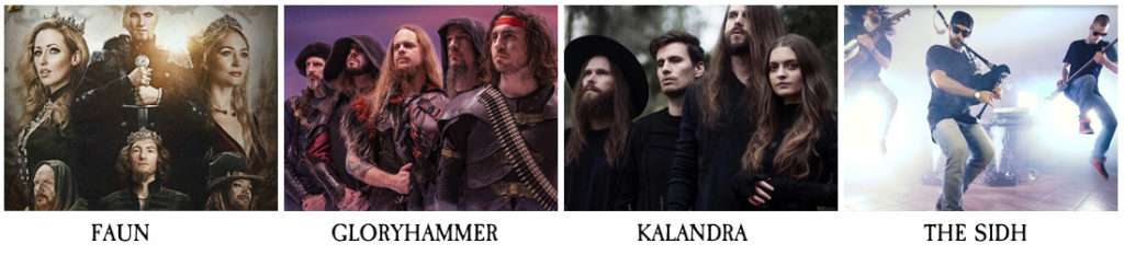 Trolls & Legendes 2026 : quelques têtes d'affiches des concerts, Faun, Gloryhammer, Kalandra et The sidh