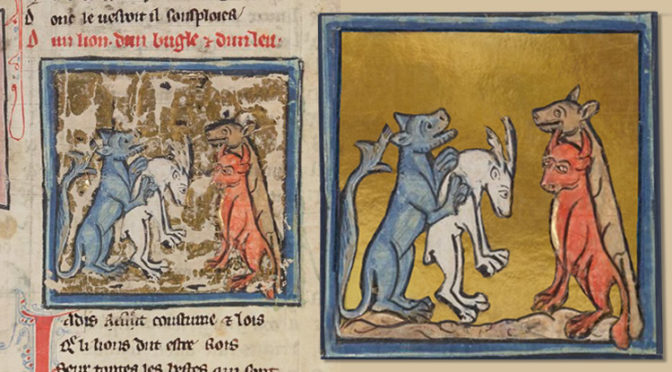 Du lion, du bœuf et du loup : une puissante fable médiévale de Marie de France