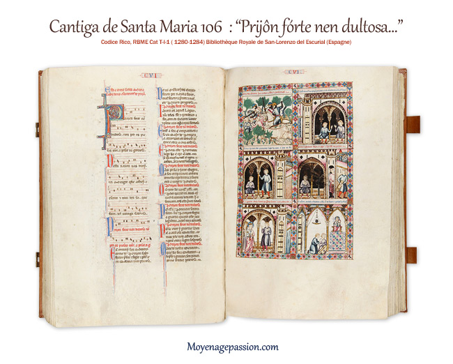 La Cantiga de Santa Maria 106 et ses enluminures dans le Codice Rico de la Bibliothèque de L'Escurial