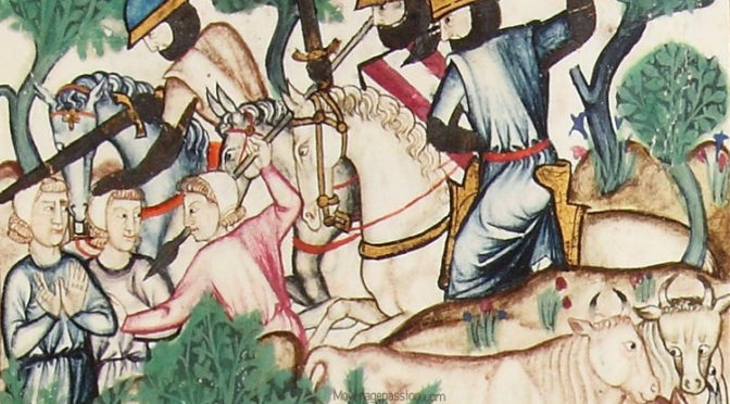 Cantiga de Santa Maria 106 : le miracle des deux écuyers sauvés de la prison