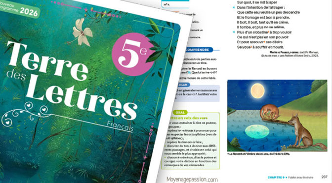 Enluminure, notre contribution en image à un manuel scolaire